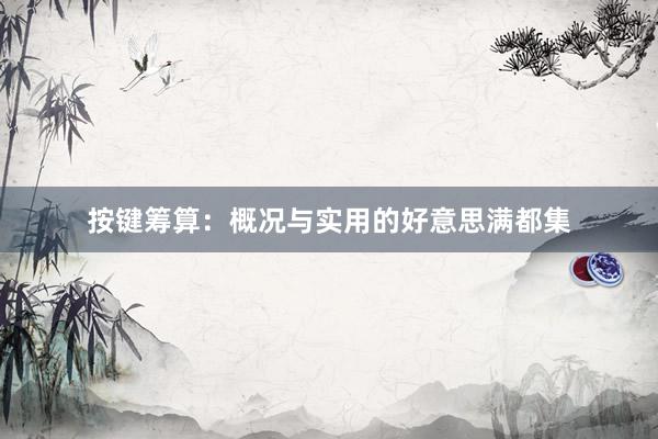 按键筹算：概况与实用的好意思满都集